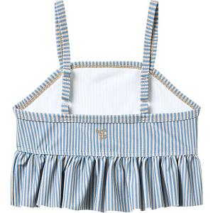 Купальник раздельный Wheat "Lærke Blue Swim Stripe", голубые полоски